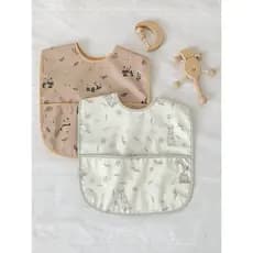 Crianças à prova dwaterproof água PU babador masculino feminino bebê jardim de infância comer à prova dwaterproof água b