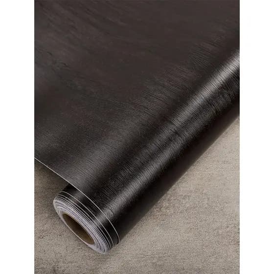Adesivos de grãos de madeira grossos autoadesivos imitação de grão de madeira preto móveis mesa mudança de cor Refur