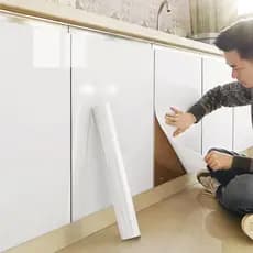 Adesivos de armário para reforma de móveis, adesivos de porta de guarda-roupa, adesivos de parede, à prova de umidade, à