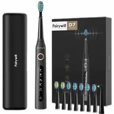 Fairywill escova de dentes elétrica High-End no exterior estudante festa à prova dwaterproof água Sonic casal casa intel