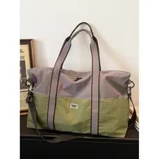 Bolsa de viagem xadrez de grande capacidade, bolsa Diagonal para academia esportiva, leve, curta distância, viagem de ne