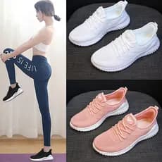Sapatos esportivos antiderrapantes femininos 2026 novo estilo primavera tênis de corrida de sola macia ginásio sapatos e