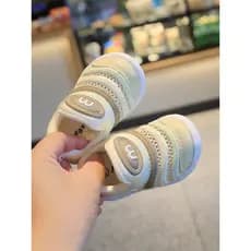 Crianças sapatos esportivos leves verão sapatos de bebê meninos meninas respirável malha sapatos de sola macia Caterpill