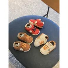 Primavera outono novo estilo sapatos de bebê meninos meninas crianças sapatos brancos All-Match tênis Anti-deslizamento