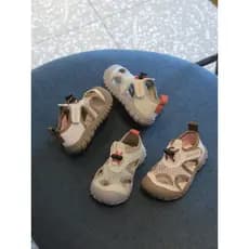 Verão novo estilo sandálias do bebê meninos meninas crianças Baotou esportes sapatos de praia antiderrapante sola macia
