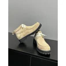 [Baba Xiansen] Botas masculinas Martin Botas de sola grossa de couro genuíno Botas curtas masculinas Sapatos canguru ret