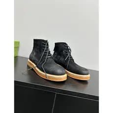 [Baba Xiansen] Botas Martin masculinas de couro genuíno estilo britânico retrô botas gerais de sola grossa sapatos de co