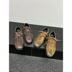 [Baba Xiansen] Sapatos masculinos de bico quadrado, sapatos casuais de sola fina, leves, sapatos de treinamento Moral, d