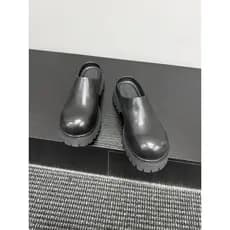 [Baba Xiansen] Estilo britânico Baotou meia chinelos sapatos masculinos de sola grossa sapatos casuais leves respiráveis