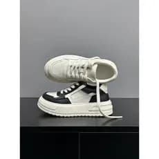 [Baba Xiansen] Sapatos masculinos clássicos combinando com cores, sola grossa, leves, esportivos, casuais, tênis brancos