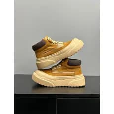 [Baba Xiansen] Macacão Sapatos Masculinos Leves Aumentando Tênis Casuais All-Match Big Toe Martin Botas Masculinas Rhuba