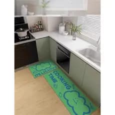 2026 novo estilo de cozinha dedicado tapetes absorvente de água antiderrapante tapete doméstico tapetes longos esfregado