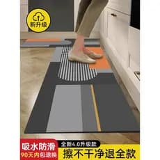 Tapetes de cozinha Diatom lama absorver água antiderrapante anti-óleo anti-sujo tapetes de pé domésticos limpáveis sem l