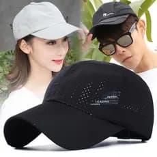 Chapéu masculino verão protetor solar chapéu de sol malha respirável boné de beisebol ao ar livre de secagem rápida chap