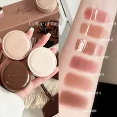 JOOCYEE enzima cor lábio bochecha geléia COTD café série limitado Blush creme batom feminino brilho de água lábio esmalt
