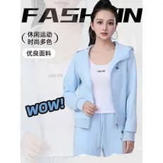 Roupas de dança quadrada novo estilo topo feminino outono roupas de dança de Fitness esportes jaqueta de manga comprida
