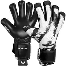 Luvas de goleiro de futebol adulto, luvas de goleiro de alto desempenho, luvas de futebol respiráveis, com cinco proteto