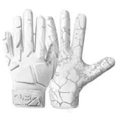 Luvas de rugby com luvas acolchoadas e acolchoadas, luvas de rugby de proteção de linha para melhorar o aperto