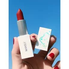 Hengfang Lucky Bear Light Matte Batom Hidratante Feminino Matte Batom Estudante Maquiagem Não É Fácil de Mergulhar Copo