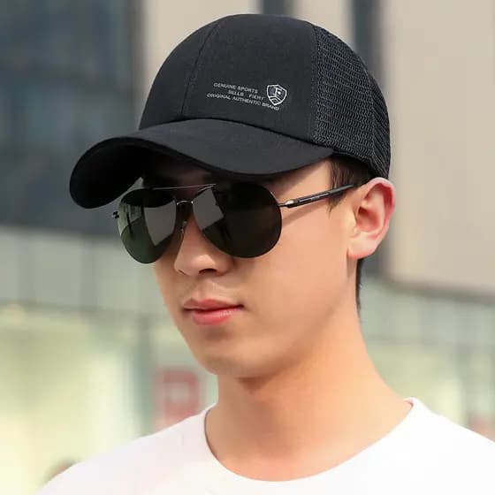 Boné masculino verão malha respirável boné de beisebol masculino verão boné masculino outono versão coreana chapéu de so