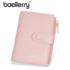 Novo estilo senhoras carteira baellerry estilo curto moda All-Match maca moeda bolsa zíper Multi-cartão caso chave