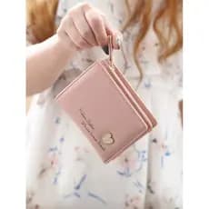 Bonito senhoras carteira feminina leve nicho Design curto dobrável multifuncional estudante moeda bolsa novo estilo 2025
