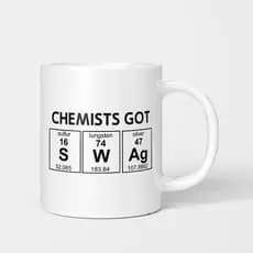 Químicas ganhou elementos químicos sistema de copo caneca criativa cerâmica xícara de café simples copo de água