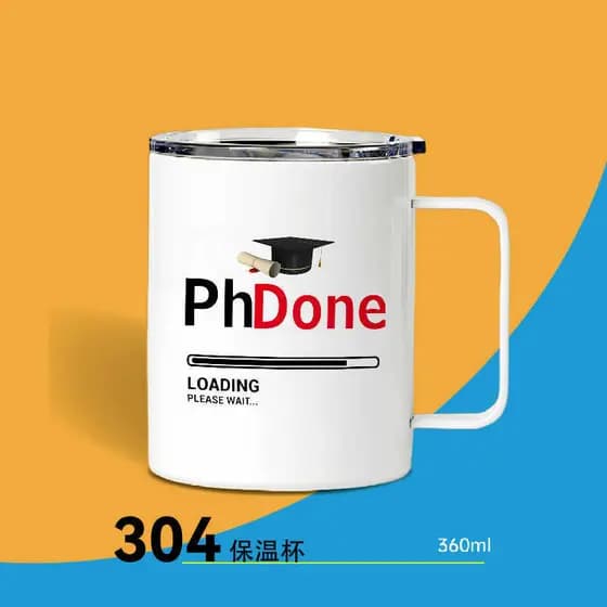 Dr. PhDone atualizado copo adulto criativo caneca dedicada presente para xícara de café simples e moderna