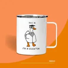 Confie em mim, sou um pato de formatura para colegas de classe, xícara de café com caneca 304