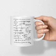O que é o significado da vida O significado da vida Qual é o significado da vida Caneca de fórmula matemática Copo de ág