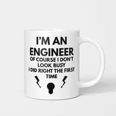Eu sou uma caneca Engeneer Eu sou engenheiro caneca xícara de café copo criativo copo de água adulto