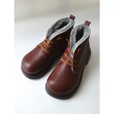 Comércio exterior pés gordos largos botas curtas de lã Real botas femininas simples couro quente botas de algodão botas