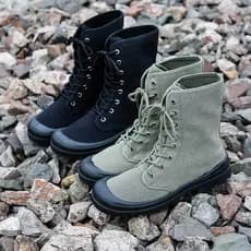 Botas gerais masculinas com língua ao ar livre integrada à prova de solo Anti-poeira botas de deserto de cano alto botas