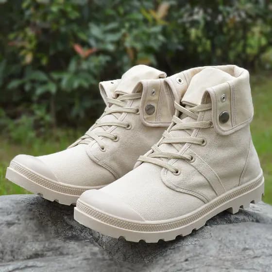 Sapatos de lona de alta qualidade masculinos Retro Martin botas ao ar livre botas gerais Street Wear sapatos esportivos