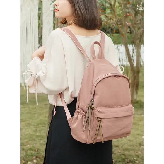 Wang e Rika mochila feminina novo estilo All-Match Casual leve mochila de lona de náilon Oxford pano mochila de viagem f