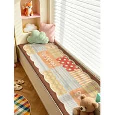 Almofada de janela de sacada de desenho animado Almofada de peitoril de janela Decoração Horizontal principal Almofada d