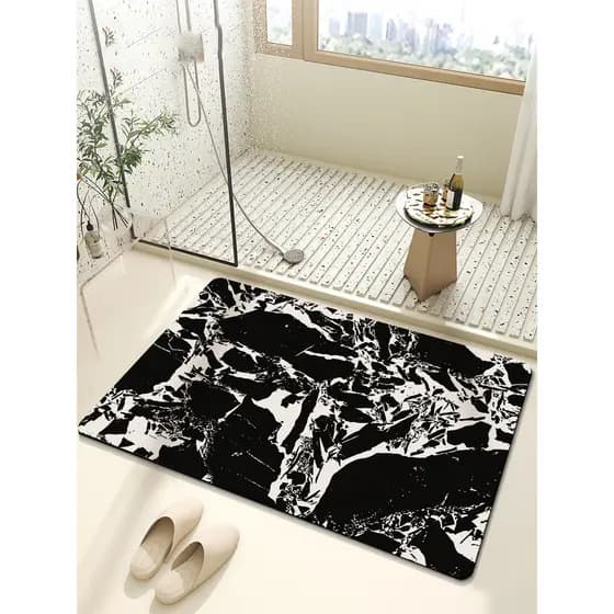 Tapetes absorventes para banheiro, lama de diatomáceas, tapetes estofados para entrada de banheiro, porta de banheiro, s