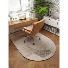 Tapete de estudo estilo Medieval, cadeira giratória, tapete de proteção de piso, antiderrapante, resistente ao desgaste,