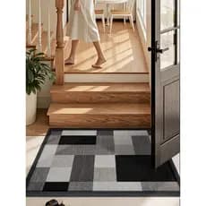 Luz estilo de luxo tapete porta entrada descartável 2026 novo estilo tapete porta tapete porta entrada pode ser cortado