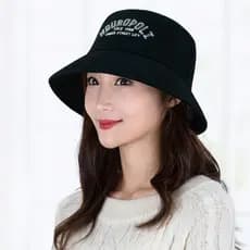 Master Guan chapéu fresco feminino outono versão coreana na moda chapéu feminino All-Match balde chapéu japonês bacia ch