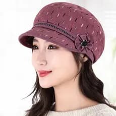 Master Guan Chapéu Feminino Outono Inverno Chapéu Feminino Versão Coreana Moda Chapéu Boina Octogonal Primavera Moda Cas