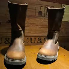 Botas masculinas altas de couro genuíno com cobertura para pés Botas de couro impermeáveis Botas de equitação Botas long