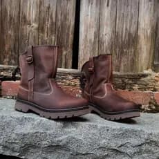 Botas de couro de alta qualidade de camada superior Real capa botas de equitação botas de ciclismo botas de motocicleta