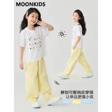 Meninas terno 2026 novo estilo crianças verão dos desenhos animados de manga curta camiseta terno de duas peças grandes