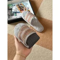 Chinelos masculinos casa piso puro algodão mudo primavera outono pano sola não fedorento confortável coreano artesanal p