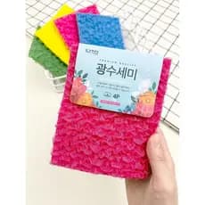 Pano de prato coreano pano de prato esfregão remoção de manchas pano de prato escova pote remover graxa limpeza talheres
