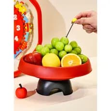 Prato de frutas e frutas, sala de estar, mesa de centro doméstica, lanche, prato de frutas drenável, alto valor, grande