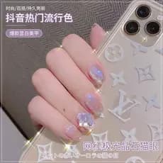 Bao Shiman Aurora cristal olho de gato unha polonês cola 2026 novo estilo Xiaohongshu cor Popular Manicure loja fototera