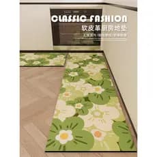 Tapete de cozinha 2026 novo estilo PVC canto cozinha tapete especial limpável descartável resistente à sujeira tapete do