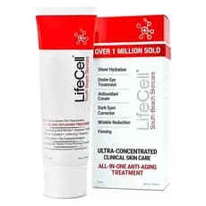 LifeCell All In One Anti-Aging – Reduz Rugas, Linhas Finas, Olheiras e Solares – Retinol, Vitamina C, DMAE e Ácido